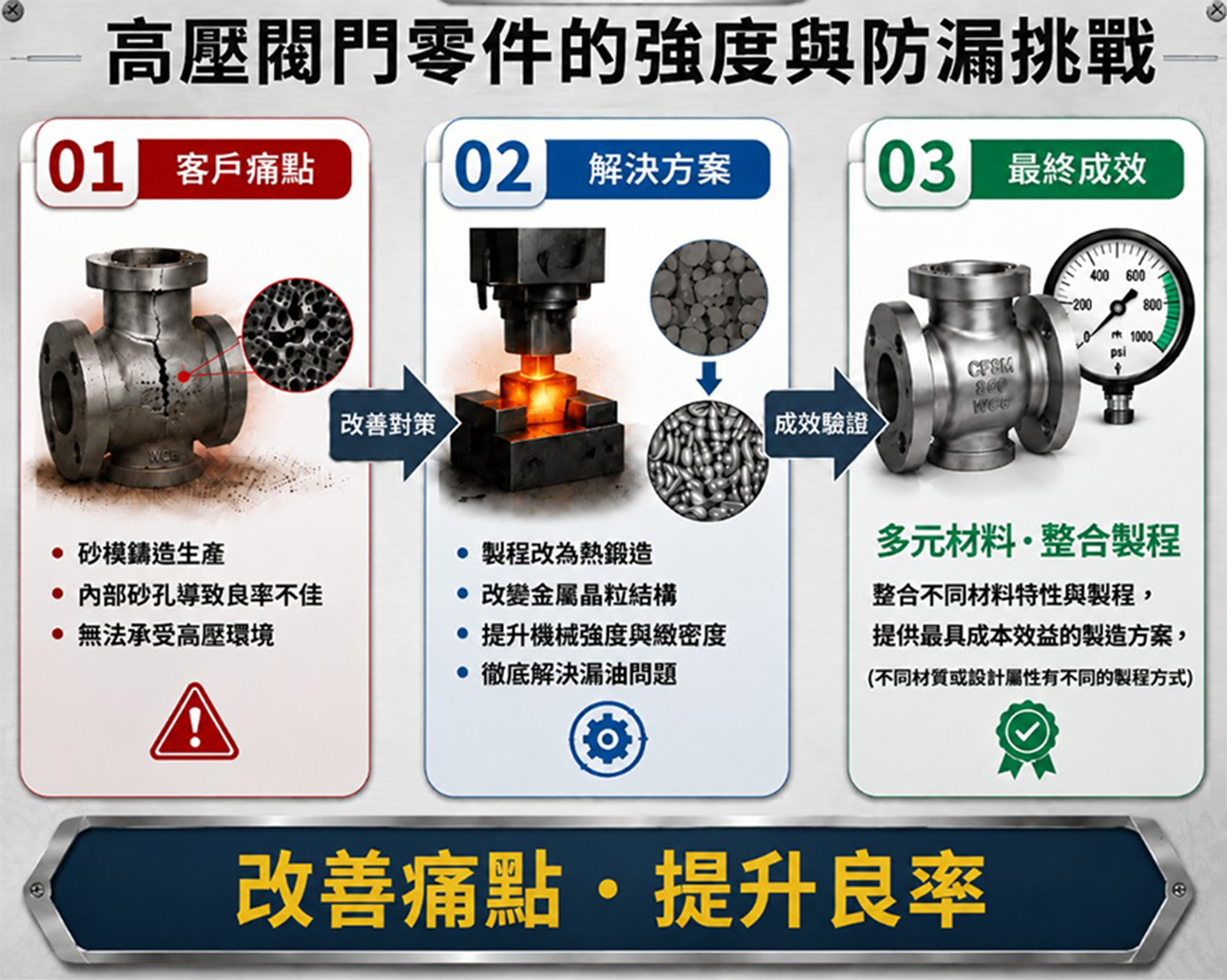 高壓閥門零件製造案例