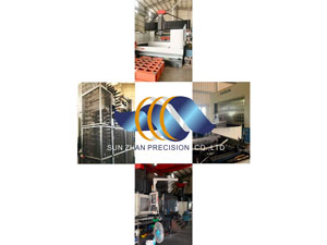 上展精密-龍門銑床、臥式銑床 SunZhan Precision - Lavorazione con fresatrici orizzontali e a portale - JITO